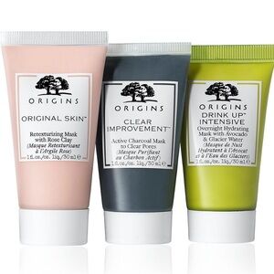NWT Origins Three-Pack Facial Masks